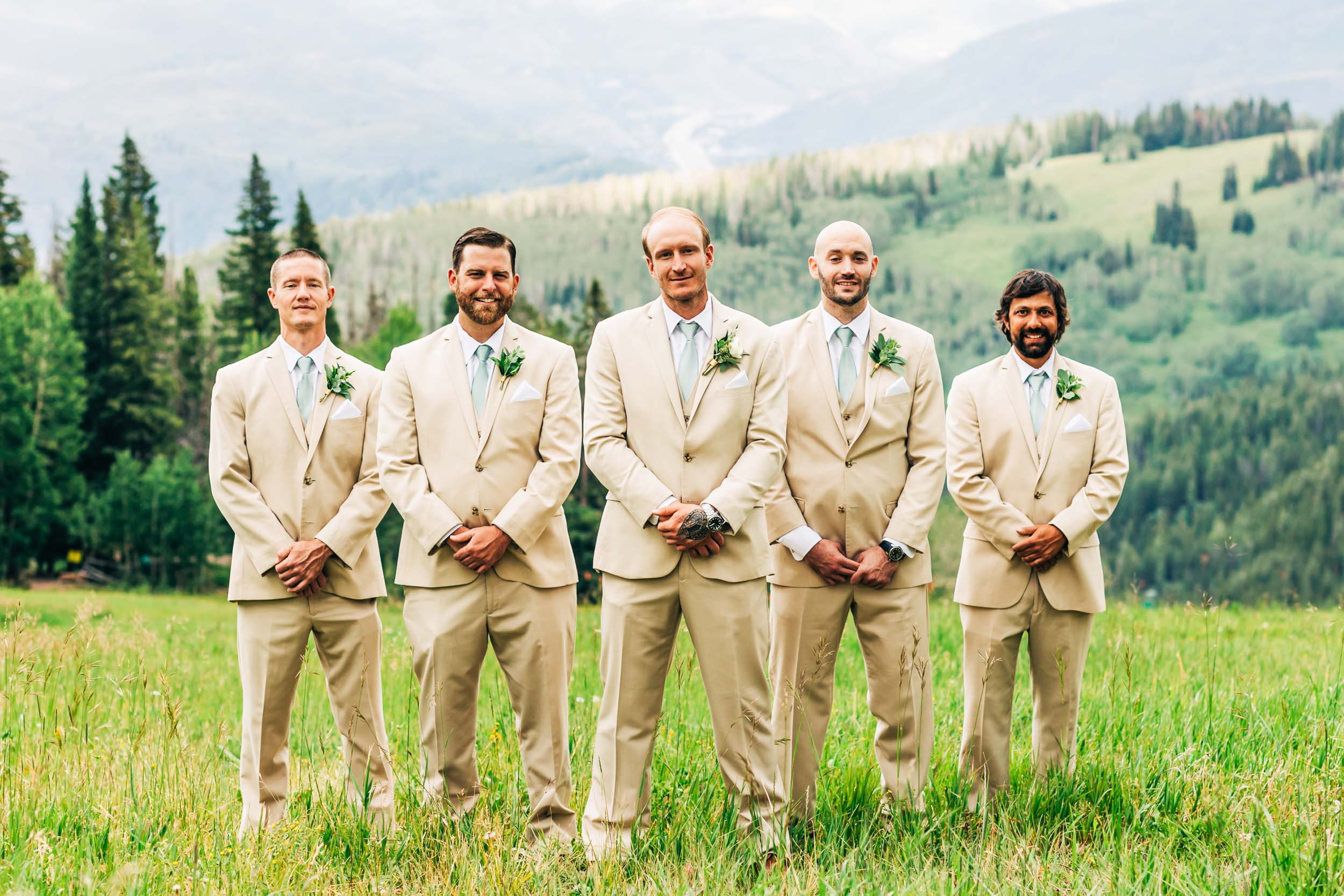 groomsman photos beaver creek wedding